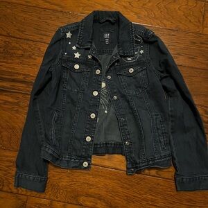 GAP Youth Dark Blue/Black Denim Jacket